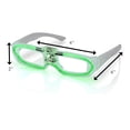 thumbnail image 3 of Gafas activadas por sonido Blinkee Nova Green LED Parades para fiestas, 3 of 3