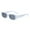 White, variant on Only Moment Aviator Sunglasses for Women Plastic Lightweight Narrow Shades Trendy UV Protection Sun Glasses Pink One Size