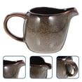 thumbnail image 3 of Miangastore Ceramic Milk Pitcher with Spout and Handle Ceramic Creamer Coffee Milk Cream Pitcher, 3 of 8
