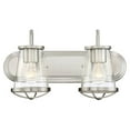 thumbnail image 2 of Designers Fountain Darby Satin Platinum 2 Light Bathroom Vanity Light Fixture, 87002-SP, 2 of 2