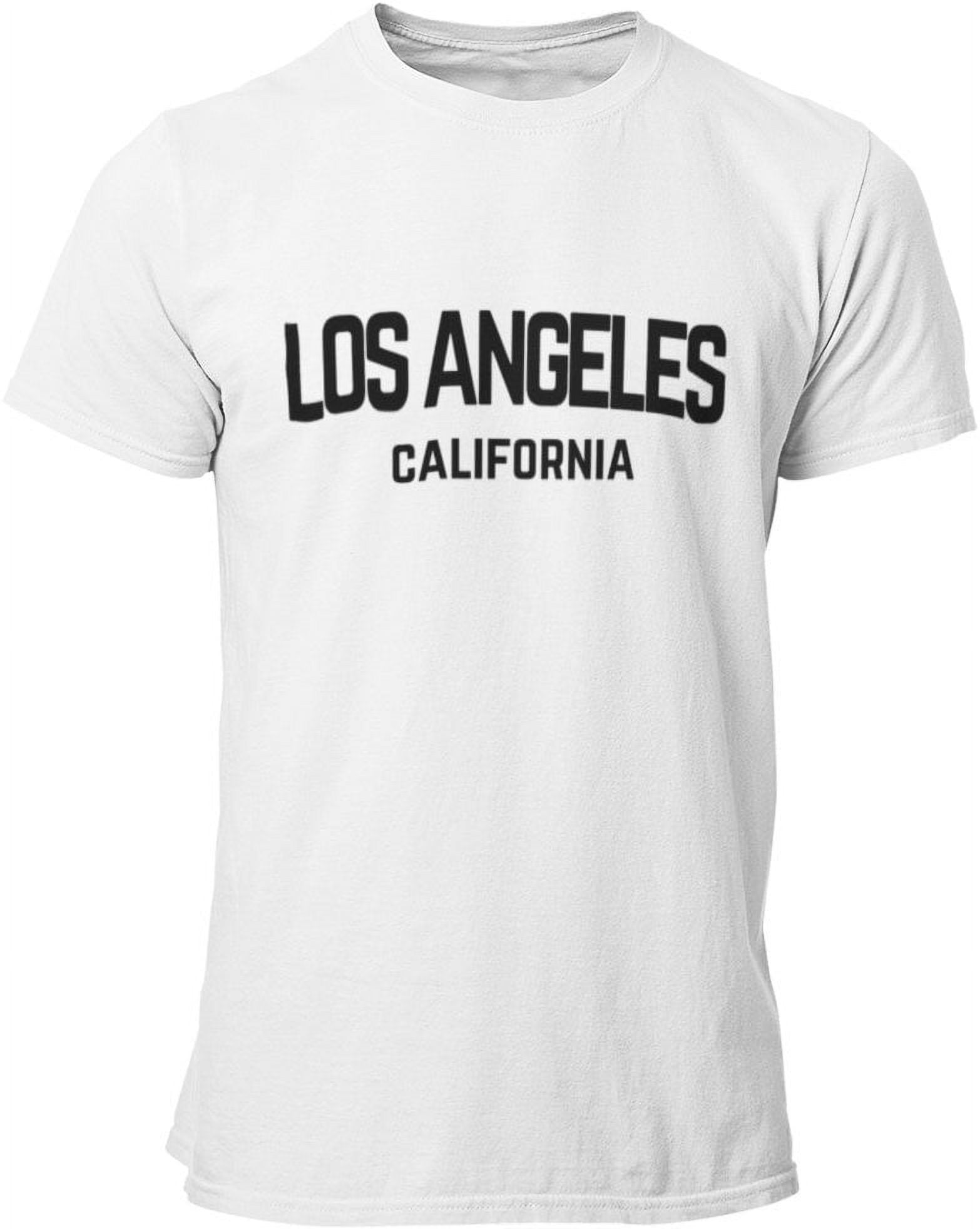 Mens Retro Tee Los Angeles California White, Small - Walmart.com