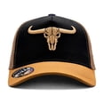 thumbnail image 2 of Knite Gorra Trucker de Hombre Negra con Visera Arena Bordado Toro Land, 2 of 5
