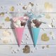 thumbnail image 4 of Cone Cellophane Bags,5x10 Inches 200 PCS Plastic Popcorn Cone Bags for Party, Clear Cone Shaped Treat Bags with Twist Ties, 4 of 4