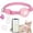 Pink, variant on Reflective Breakaway Cat Collar with Bell GPS Tracking Safety Pet Collar for Indoor Outdoor Cats and Kittens