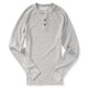 thumbnail image 2 of Camiseta Henley de textura Raglan Aeropostale gris grande, 2 of 2