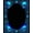Black Blue, Pattern 1, variant on ODIKA Gothic Ghost Skull Horror Occult Pentagram Skeleton Wings Border for Playroom, Bedroom, Reading Nook, Pet Friendly & Kids Safe Play