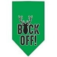 thumbnail image 4 of Mirage Pet Buck Off Screen Print Bandana Emerald Green Small, 4 of 10