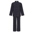 thumbnail image 1 of Uniforme de tai y qi gong para hombre en lino y lino, 1 of 5