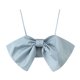 thumbnail image 2 of HH TRAF Moda Elegante Mujer Lazo Decoración Color Sólido Slim Sling Tops Cortos Mujer Sexy Sin Mangas Espalda Descubierta Top de Playa Mujer, 2 of 4
