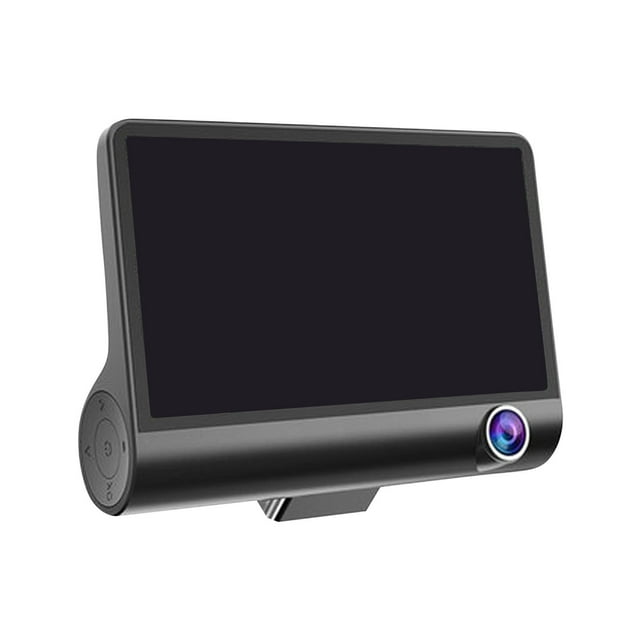 Rear View Camera Full Hd 1080P Car Dvr Driving Recorder with 3 Lenses and 170 Degree Rearview Parking Monitoring Camera with Automatic Video Motion Detection Rear Camera for Car