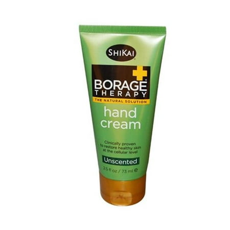 Shikai Products 0262972 Borage Therapy Hand Cream Unscented, 2.5 fl