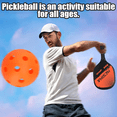 thumbnail image 3 of Juego De 2 Paleta De Pickleball Y 4 Bolas Pickleball Raqueta Xtellar naranja, 3 of 4