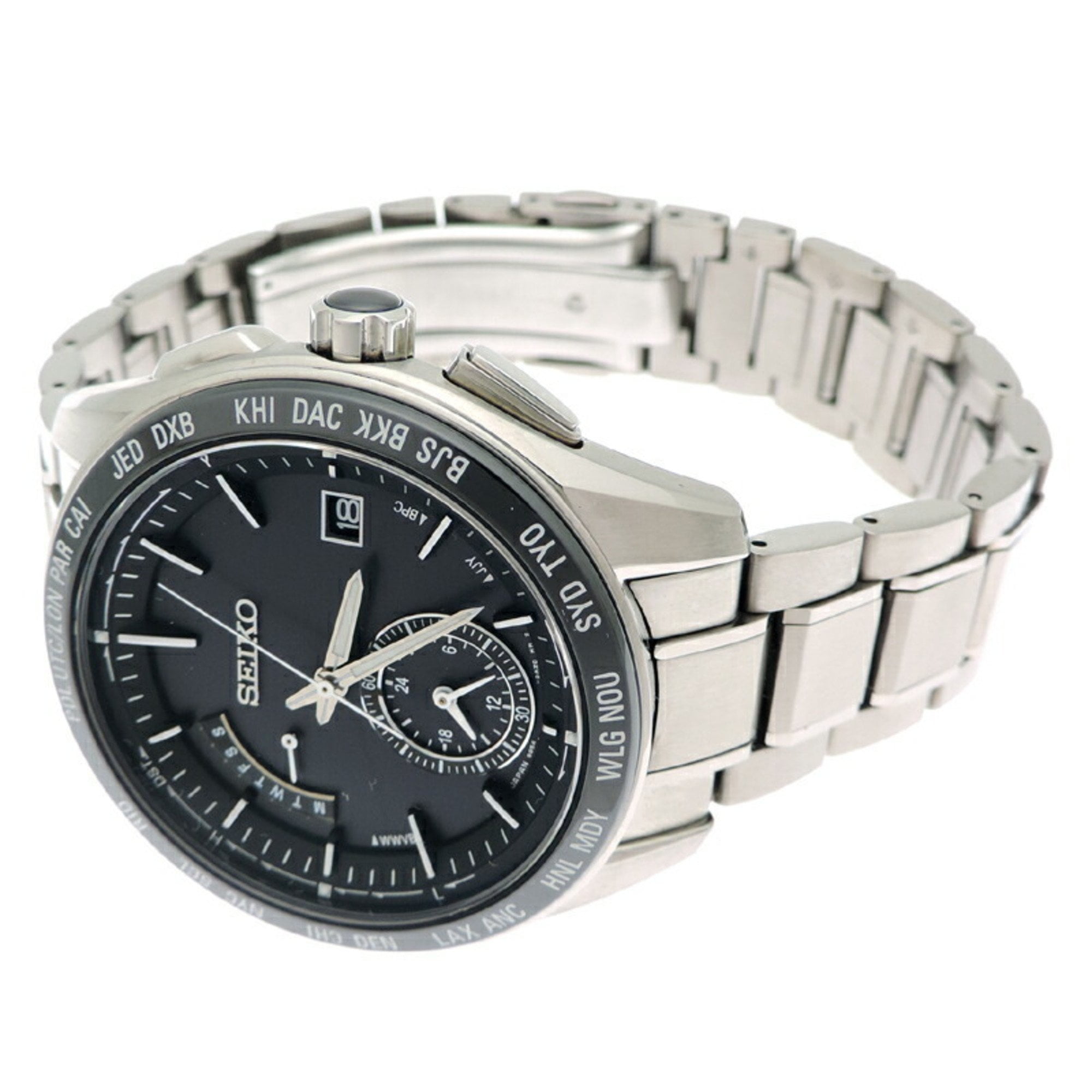 Pre-Owned Seiko Brightz Comfortex Retrograde Men's Watch