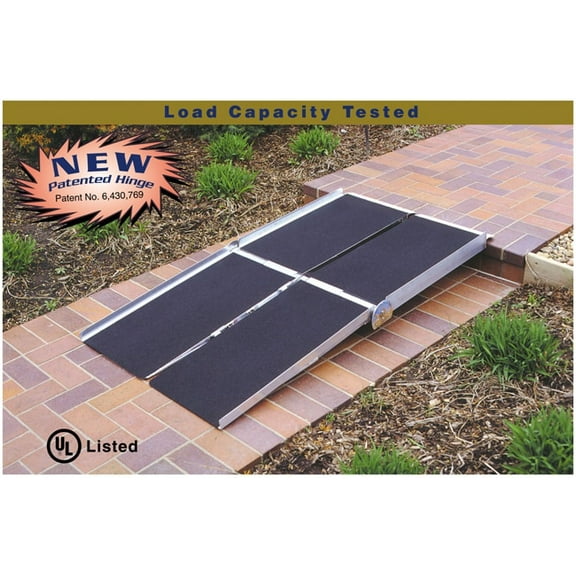 Portable 6-foot Multifold Ramp