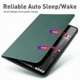 thumbnail image 2 of Dteck Case for iPad Pro 11 Inch 2nd/3rd Generation 2021/2020/2018, Premium PU Leather Folio Stand Cover Smart Auto Wake/Sleep and Multiple Viewing Angles, Green, 2 of 4