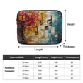 thumbnail image 4 of Laptop Case Protect Sleeve Bag Shockproof Protective Notebook Computer Cover 15 inch, Musical Notes Music, 4 of 7