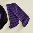thumbnail image 5 of Cjfdfy Newborn Baby Boy Girls Halloween Costume Outfit Pumpkin Bat Cat Hooded Sleeveless Zipper Romper With Stripe Socks Infant Cute Animal Warm Hooded Sleeveless Jumpsuit 0-2Y, 5 of 9
