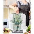 thumbnail image 2 of Sage Green Eucalyptus Leaves Stand Mixer Dust Cover with Storage Pocket & Handles,Farmhouse Stripe Botanical Fits All Tilt Head & Bowl Lift Kitchen Appliance Cover Organizer Accessories,4.5-5 Quart, 2 of 6