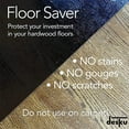 thumbnail image 5 of DESKU Office Desk Chair Mat with Lip – PVC Mat for Hard Floor Protection, Black, 36 Inches x 48 Inches, Made in The USA, Home Office Supplies, 5 of 9