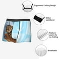 thumbnail image 5 of Kdxio Men's Boxer Briefs with Funny Cat Taking a Bath Print - Comfortable and Breathable Underwear for Everyday Wear, 5 of 7