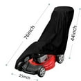 thumbnail image 5 of Universal Waterproof Lawn Mower Cover Protecter Outdoor Storage,Premium Oxford Heavy Duty Push Mower Cover,Anti UV & Mildew & Dust & Water (75" x 20" x 39" ), 5 of 7