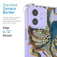 thumbnail image 4 of Blue Octopus Clear Case for iPhone 12,Aesthetic Art Design Case for Men Women,Unique Soft Transparent TPU Bumper Case Cover, 4 of 5