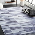 thumbnail image 3 of Safavieh Faux Hide 6'-0" x 6'-0" Square Polyester Power Loomed Rug in Gray/Ivory, 3 of 12