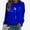 Blue, variant on Fartey Pullover Sweatshirts for Women Funny Dragonfly Print Long Sleeve Crewneck Sweatshirt Casual Loose Cute Graphic Fleece Shirts Tops