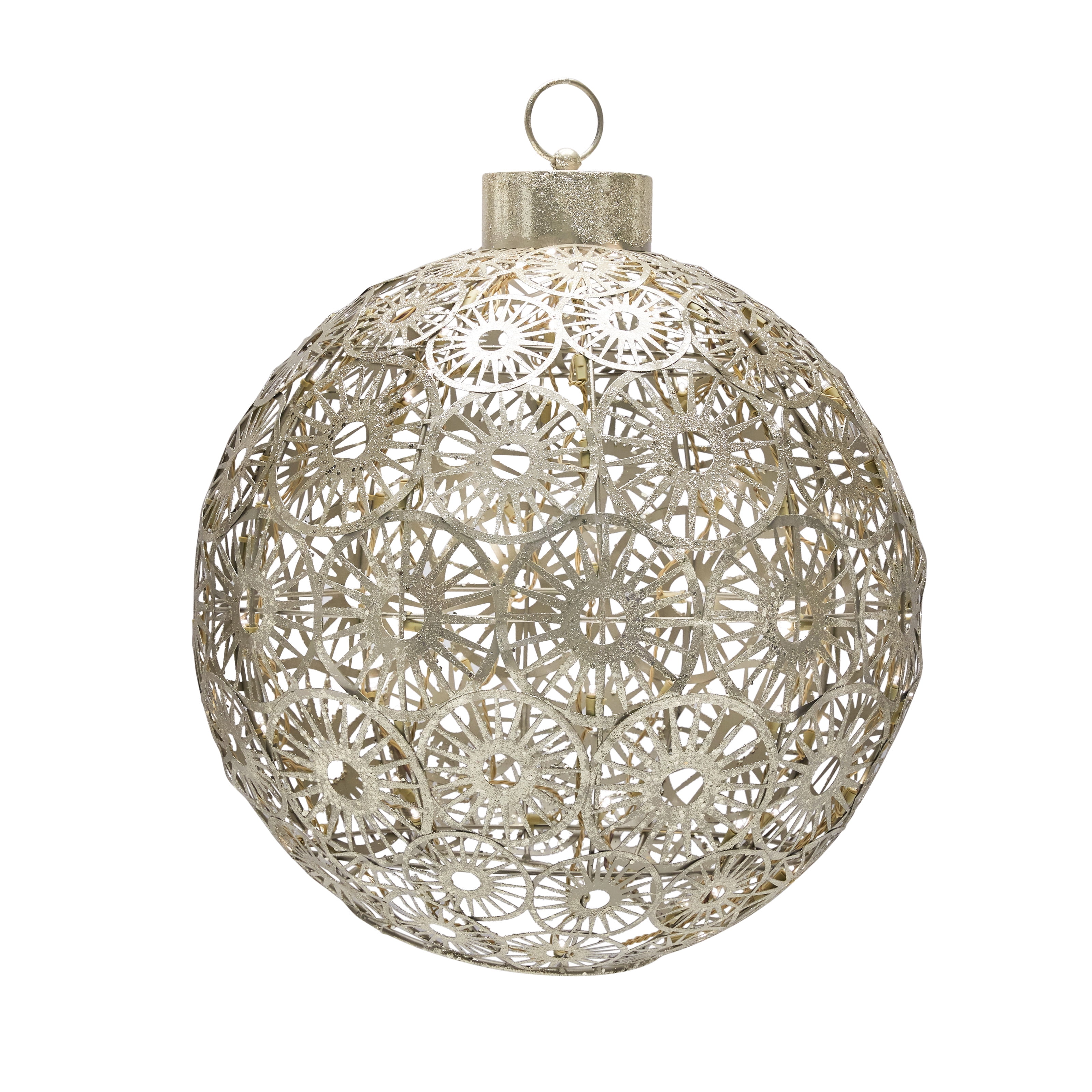 Holiday Time LED Metal Ball Outdoor Christmas Décor, 22 in