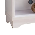thumbnail image 5 of Wooden Shoe Cabinet With Two Drawers White And Brown - Saltoro Sherpi, 5 of 7
