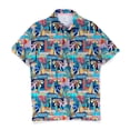 thumbnail image 3 of SCALES FLA Living Short Sleeve Polo Blue, 3XLarge, 3 of 4