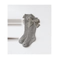 thumbnail image 1 of ITFABS Baby Girl Knee High Socks Winter Warm Rib Knitted Stockings with, 1 of 3