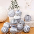 thumbnail image 4 of 6PC Velvet Flocked Christmas Balls,Christmas Tree Balls,Shatterproof Christmas Ornaments Balls,Christmas Tree Decoration Ornaments Hanging Balls,Christmas Tree Decorations Balls Ornaments for Party, 4 of 9