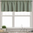 thumbnail image 3 of Ambesonne Retro Valance & Curtain, Abstract Wavy Line Art, 55"x45", Multicolor, 3 of 6