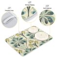 thumbnail image 3 of Yayeee Dish Drying Mat for Kitchen Counter 18"x24" Microfiber Absorbent Pad, Beige Floral Pattern, 3 of 7