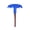 H6, variant on Wrench Tool with Comfortable Grip T-Handle Hexagonals Wrench Tool for Various Application Professional Use