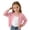Pink, variant on Toddler Girl's Summer Soft Casual Solid Knit Cardigan Long Sleeve Sun Protection Air Conditioning Lightweight Jacket Purple, 1-2 Years
