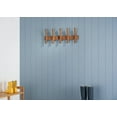 thumbnail image 5 of DRAKESTONE Mid-Century Coat Rack w/ 5 Wooden Hooks - Walnut, 5 of 5
