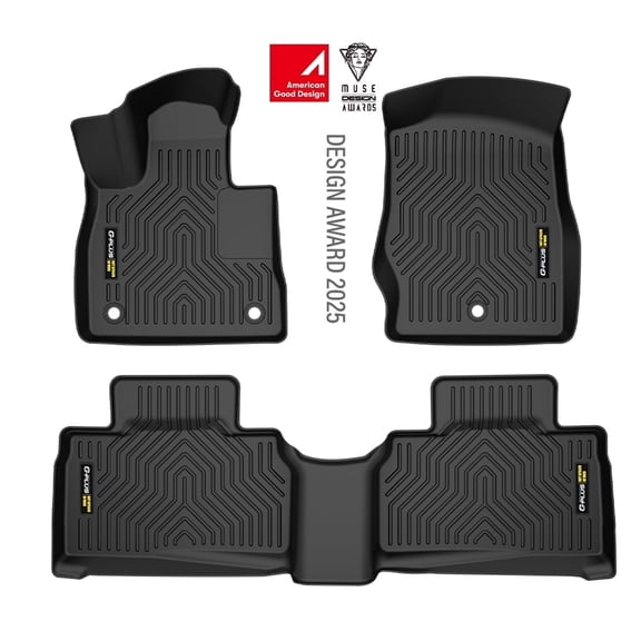 Floor Mats Fit for 2020-2025 Ford Explorer TPE Custom Fit All Weather Protection Floor Liner Black Car Mats