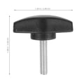 thumbnail image 2 of Raindrops 10Pcs T Handle Thumb Screws Black for Easy and Precise Screw Adjustment with Ergonomic Design, 2 of 7