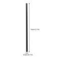 thumbnail image 3 of Straight tube plastic straws 500pcs black for water and beverages, 3 of 5