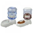 thumbnail image 1 of 3.8 Liters Pet Waterer and Feeder Dispenser  Automatic Self-Dispensing Gravity Feeder, 1 of 6