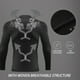 thumbnail image 4 of Camisetas de compresión de manga larga UPF 50+ para hombre, capa base de protección contra erupciones para deportes acuáticos, camiseta deportiva, 4 of 6