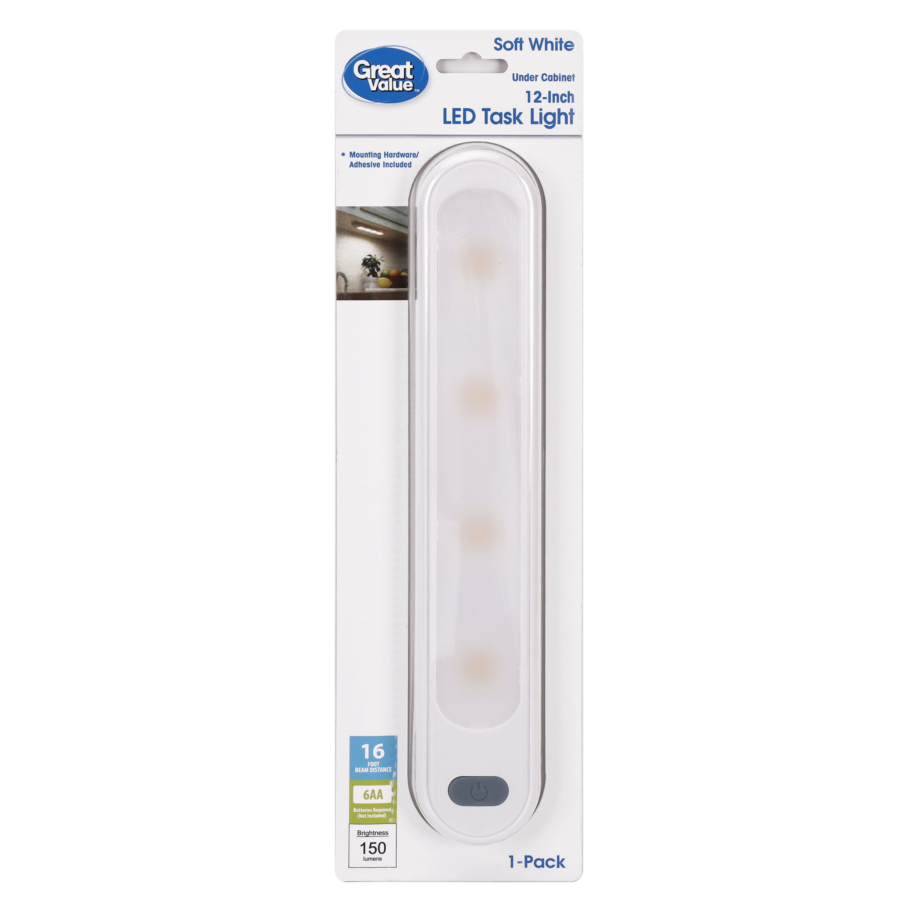 Great Value LED Battery Powered 12-inch Light Bar Model 4140