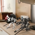 thumbnail image 4 of 3D Printed Titan Robot Mobile Doll Set - Posable 8-Arm Hero Action Figure Black - Desktop Decoration Suitable for Collectors and Artistic Display Models, 4 of 6