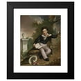 thumbnail image 2 of Manuel Joachim de Franca 15x18 Black Modern Framed Museum Art Print Titled - Portrait of Matthew Huizinga Messchert, 2 of 5