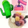 thumbnail image 3 of 12 piezas de flores artificiales, crisantemos artificiales de 4 colores, ramo de hortensias de seda para bodas, hogar, jardín, fiesta, oficina, longitud 25 cm, Versalles, 3 of 5