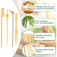 thumbnail image 4 of 500-Piece Cocktail Pick Set, Appetizer, Fancy Fruit Picks, 500Pcs Picks Kit 4 Styles Toothpicks for 3 Sizes Long Skewers Decorative Wooden Sticks For, 500 Fruit Sticks, 4 of 7