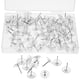thumbnail image 2 of FELTECHELECTR Chinchetas transparentes para oficina, 100 unidades, para tableros de corcho, mapas, 2 of 7
