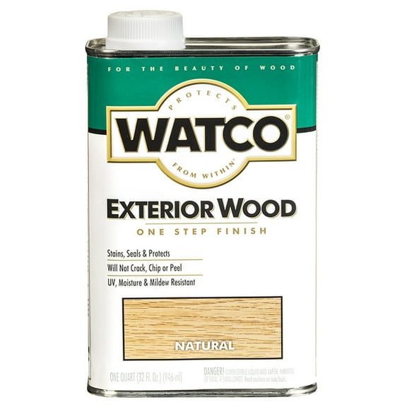 2-Pack of 1 gal Rust-Oleum 67731 Natural Watco Exterior Wood Oil Finish